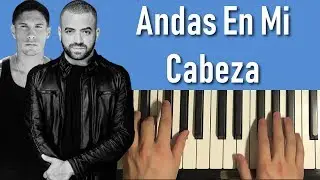 HOW TO PLAY - Chino y Nacho - Andas En Mi Cabeza (Piano Tutorial Lesson)