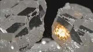 Breaking a Crystal Honeycomb | Deep Crack ASMR | Ultra Satisfying Glass Shatter