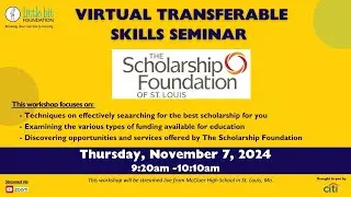 Virtual Transferable Skills Seminar - Scholarship Foundation