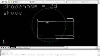 AutoCAD, Работа в 3D режиме. Создание 3D объектов, просмотр 3DORBIT