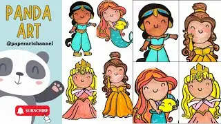 How to draw Disney Princess | Cute and Easy #howtodraw