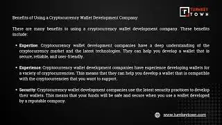 How to Choose a Cryptocurrency Wallet Development Company