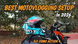Best Motovlogging Setup 2026 😎 Dji Osmo Action 4 💯 | Sony Mic🎤 Test || Complete Details 👌