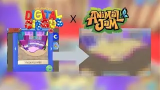 I built the amazing digital circus in animal jam pt 1! #animaljam #tadc