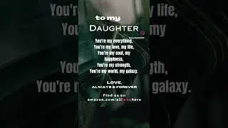 All Love Here - To My Daughter Quotes #beautiful #daughter #daughters #wedding #mother
