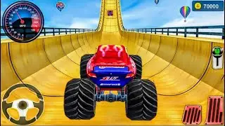 🚨Monster Truck Mega Ramp Impossible Driver - 4&times;4 Ultimate Car Stunts GT Racing - Angroid Gameplay🔥🎮