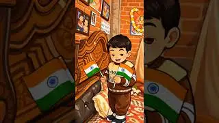 Happy independence day with Gauri thakur #trending #youtubeshorts #cartoon #viral
