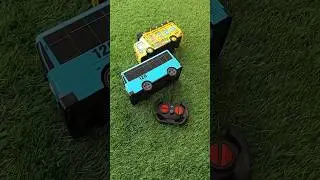 Unboxing and Testing Toys RC Bus Tayo and Truk Oleng No Talking With ASMR Satisfying Video