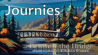 Under the Bridge 🌉 Journies 🌉 A Hidden Art Gallery Beneath Alexandra Bridge #graffitiart #BCtourism