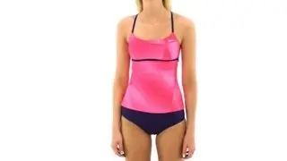 Nike Swim Women's Electric Break Racerback Tankini Top | SwimOutlet.com