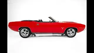 1970 Plymouth Barracuda 383 pistol grip 4-Speed - For Sale - Red
