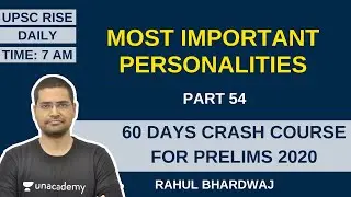 Most Important Personalities | Last 2 Years Current Affairs Part 54 | Rahul Bhardwaj