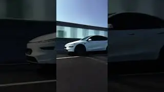 ev-mercado 2026 tesla model y juniper Dynamic video display on the road  #tesla #teslamodely