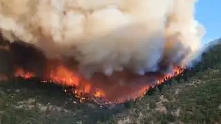 A wildfire | Siskiyou | California | USA | September 3, 2022.