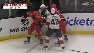 Things heat up between Anton Lundell and Olen Zellweger, Panthers @ Ducks - 4th Nov 2025