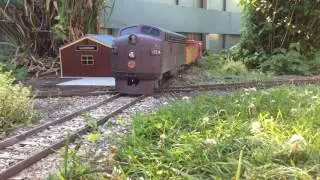 Chicago Great Western rolls through Gladbrook Iowa