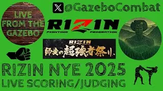 RIZIN NYE 2025: Live Scoring/Judging