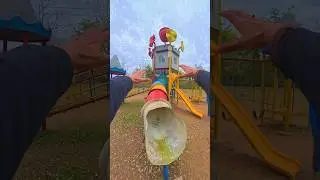 Bella ciao mission impossible parkour in playground#viralshort