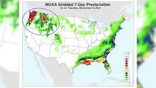 US Drought Monitor December 11, 2025