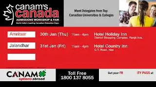 Canam's Canada Education Fair | Study in Canada