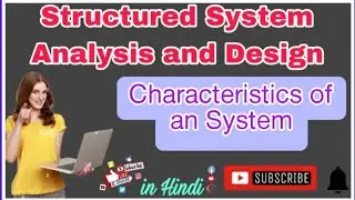 Characteristics of system🤔 | System | with example🤗| SSAD