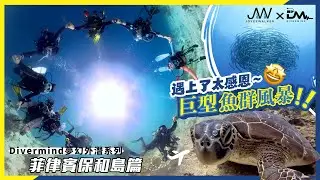 菲律賓外潛篇｜🛎海龜・海狼Jackfish風暴・鯨鯊出沒注意❗️水清大藍水🌊｜【JW外潛－菲律賓保和島】( Insta 360 X3拍攝 )