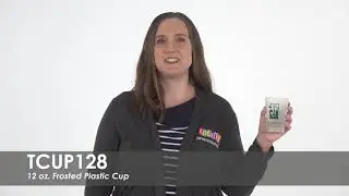 12 oz. Frosted Plastic Cup | TCUP128