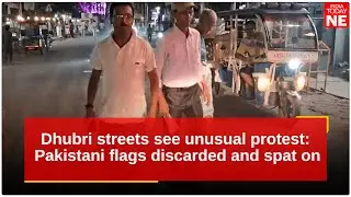 Assam's Dhubri streets see unusual protest: Pakistani flags discarded and spat on