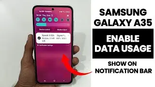 How to Enable Data Usage in Samsung A35 - Data Usage Settings