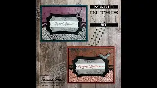 Two Easy Halloween Cards Using Hallows Night Magic Bundle
