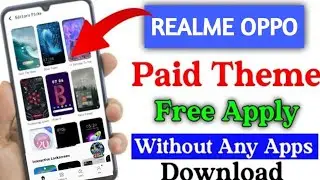 REALME Paid themes Free Download Without Any App Download |Realme Free Theme Download 2023|ios Theme