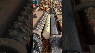 Machine debarking wood working 👌🌲🪵|#wheelsaw #peeling #sawblade
