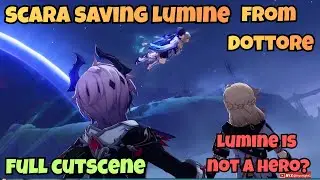 Hat Guy Saving Lumine From Dottore Full Cutscene | Genshin Impact Archon Quest