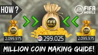 BEST WAY TO EARN COINS IN FIFA MOBILE 18! MILLIONS PROFIT AGAIN! LEGIT COIN GUIDE!