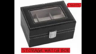 Storage Watch Box 3 Slots Review
