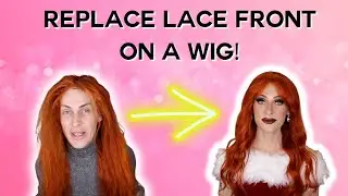 Replace the Lace Front on Human Hair Wig | Lace Frontal Replacement Tutorial