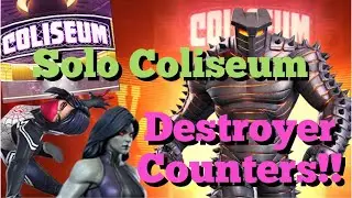 MCOC - Solo Coliseum -  Destroyer Counters - Full Fight Breakdown