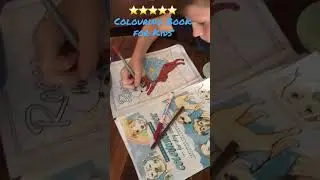 ⭐️⭐️⭐️⭐️⭐️ Rocco&rsquo;s Totally Pawsome Coloring Book For Dog Lovers for Kids who love Dogs, 4 - 8 years