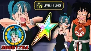 100% NEW AGL BUNNY BULMA LEVEL 10 LINKS SHOWCASE! Dragon Ball Z Dokkan Battle