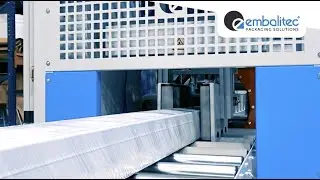 Aluminum profile wrapping machine with stretch film. Model: Profil-40 HS