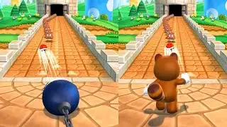 Mario Party 9: Diddy Kong vs Chain Chomp vs Lakitu vs Mario Minigames Battle