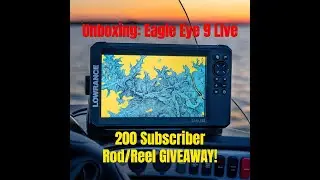 Распаковка катушки Lowrance Eagle Eye 9 в прямом эфире + розыгрыш удилища и катушки!