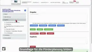 Der F&ouml;rder-Assist - F&ouml;rderplanung