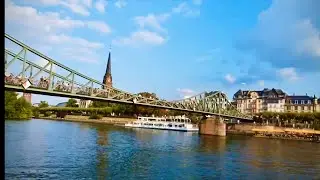 Frankfurt am Main - River Roundtrip Cruise, Germany 4K