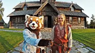 Red Panda Viking Adventure in the Nordic Lands