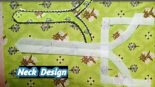 Diy Neck Design Cutting And Stitching Tutorial | Stylish Neck Design For Kurti.