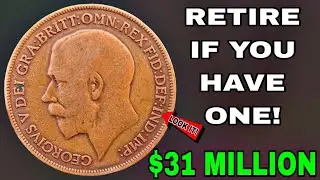 &lrm;💵 Top seven Rarest & Valuable UK 1 Penny  Coins Selling for Millionaires of Dollars!