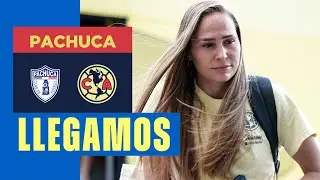 Nuestra llegada a Pachuca para la GRAN FINAL de IDA | Listas para luchar con todo | América Femenil