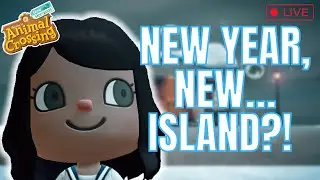 &hearts;️  LIVE | NEW ISLAND But NOT Hard Mode! |  Animal Crossing New Horizons