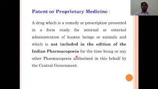 Pharmaceutical Jurisprudence   D & C  Act, 1940 and rules 1945 by-Mr.Sandeep Reddy. Cheruku